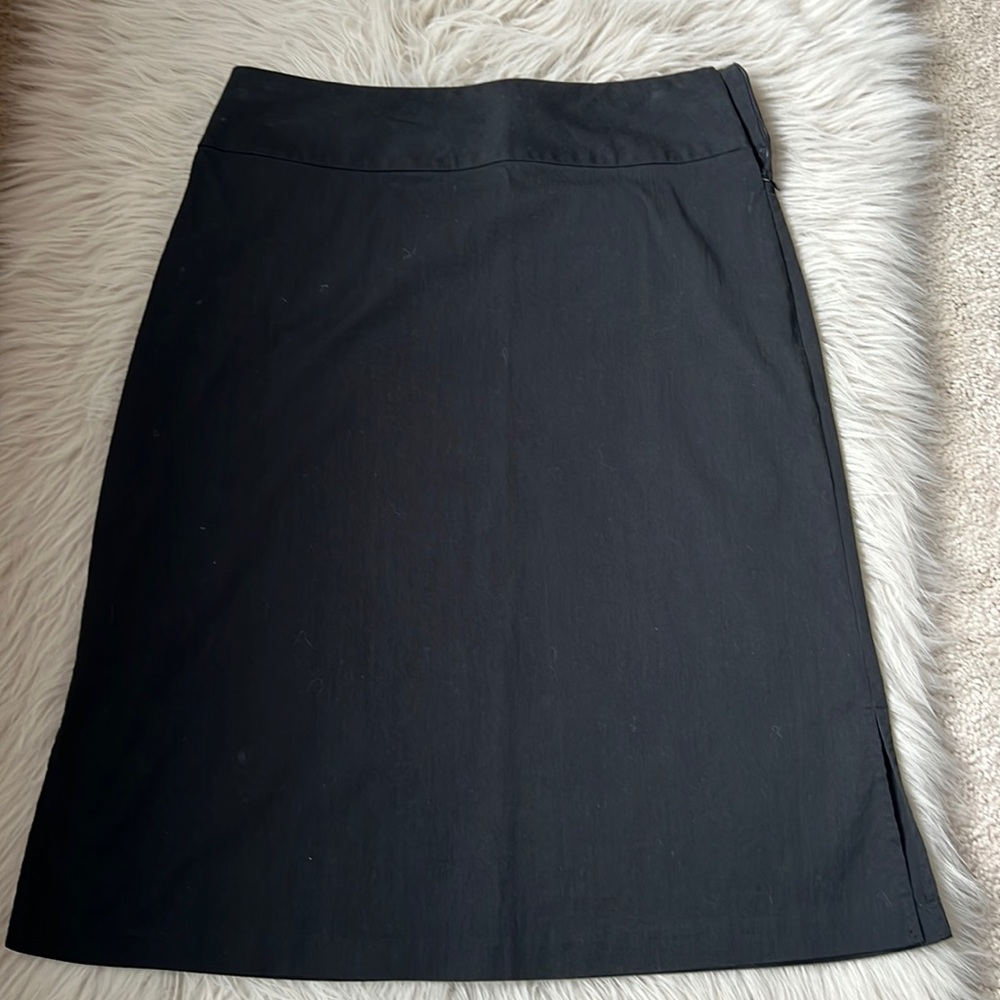 Banana republic, black, A-line skirt